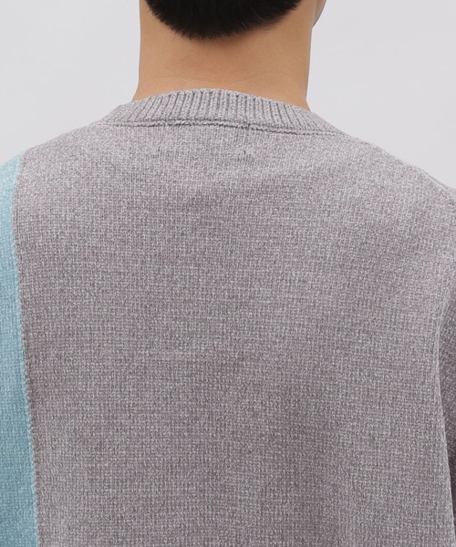 LAKOLE（ラコレ）の「マットモールキリカエプルオーバー2 / 976912（ニット/セーター・メンズ・チャコール/グレー/オフホワイト/アイボリー・MEDIUM/X-LARGE/LARGE）」の19枚目の写真