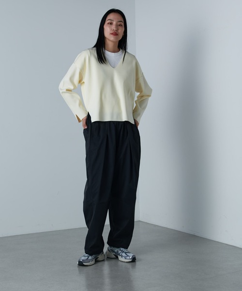 COLONY 2139(コロニートゥーワンスリーナイン)の「ストレッチバルーンパンツ(その他パンツ・メンズ・カーキ/グレイッシュベージュ/ブラック/ホワイト・LARGE/MEDIUM)」の19枚目の写真