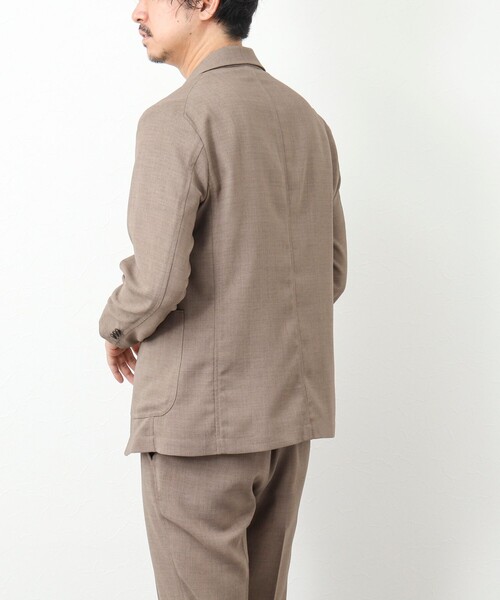 NOLLEY'S goodman(ノーリーズグッドマン)の「《セットアップ対応》EVALET リネンライク メッシュジャケット(テーラードジャケット・メンズ・ベージュ/ネイビー/チャコールグレー・XL/L/M/S)」の9枚目の写真