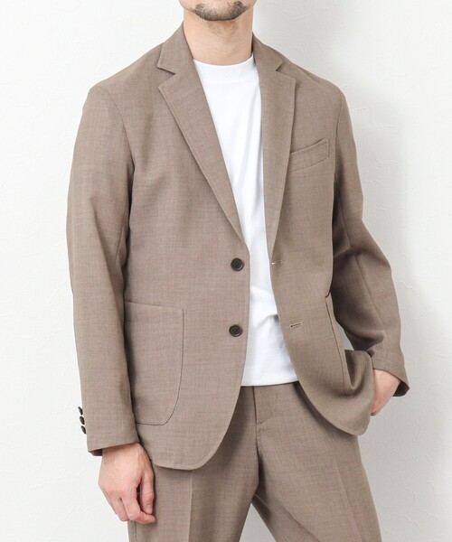 NOLLEY'S goodman(ノーリーズグッドマン)の「《セットアップ対応》EVALET リネンライク メッシュジャケット(テーラードジャケット・メンズ・ベージュ/ネイビー/チャコールグレー・XL/L/M/S)」の15枚目の写真