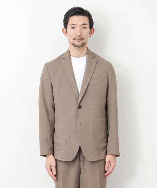 NOLLEY'S goodman(ノーリーズグッドマン)の「《セットアップ対応》EVALET リネンライク メッシュジャケット(テーラードジャケット・メンズ・ベージュ/ネイビー/チャコールグレー・XL/L/M/S)」の21枚目の写真