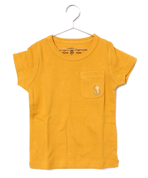 CIAOPANIC TYPY（チャオパニックティピー）の「KIDS ストレッチポケットTee（Tシャツ/カットソー・キッズ・ブラック/ブルー/グリーン/ピンク/イエロー/レッド・135/125/115/105/95）」の5枚目の写真