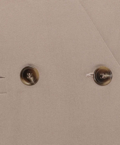 mysty woman（ミスティウーマン）の「ノーカラーショートジャケット　104186（ノーカラージャケット・レディース・モカ/ブラック・FREE）」の19枚目の写真