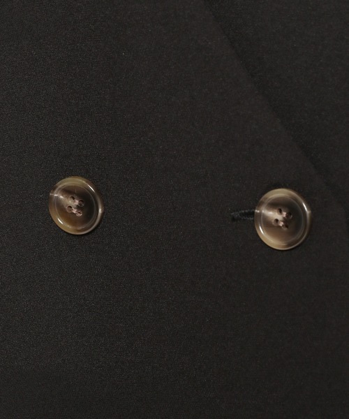 mysty woman（ミスティウーマン）の「ノーカラーショートジャケット　104186（ノーカラージャケット・レディース・モカ/ブラック・FREE）」の12枚目の写真