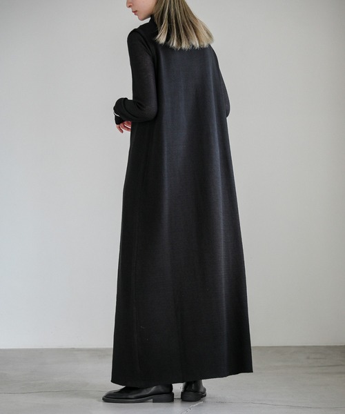 select MOCA(セレクトモカ)の「コットンニットベストワンピース(ワンピース・レディース・ブラック/グレー・MEDIUM/LARGE)」の15枚目の写真