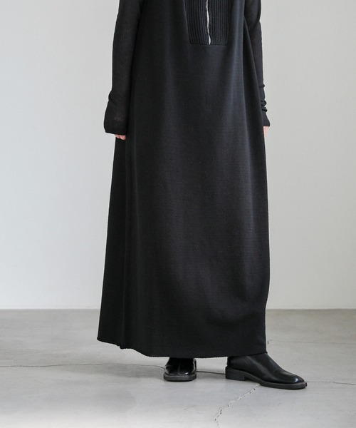 select MOCA(セレクトモカ)の「コットンニットベストワンピース(ワンピース・レディース・ブラック/グレー・MEDIUM/LARGE)」の22枚目の写真