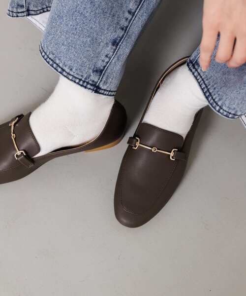 SENSE OF PLACE by URBAN RESEARCH（センスオブプレイスバイアーバンリサーチ）の「フェイクレザービットローファー（ローファー・レディース・アイボリー/ブラック/ブラウン・X-LARGE/LARGE/MEDIUM/SMALL）」の14枚目の写真