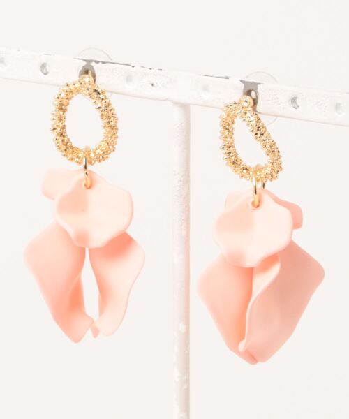 LA VORAGINE(ラ ヴォラジネ)の「レトロ花びらピアス(ピアス(両耳用)・レディース・ピンク/ブラック/ブルー/レッド/パープル/ブラウン・FREE)」の20枚目の写真