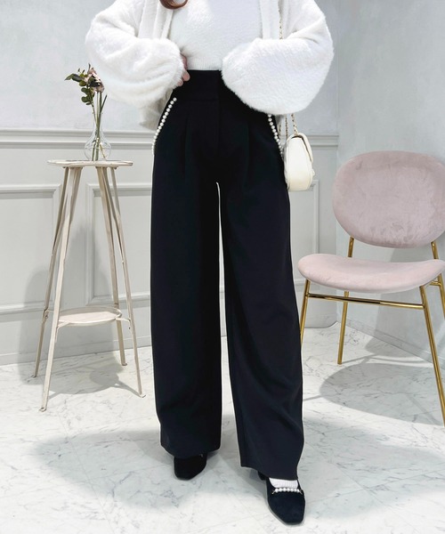 apres jour(アプレジュール)の「パールポケットワイドパンツ【ZOZOTOWN限定アイテム】(その他パンツ・レディース・ラベンダー/ネイビー/ブラック・SMALL/MEDIUM/X-LARGE)」の6枚目の写真