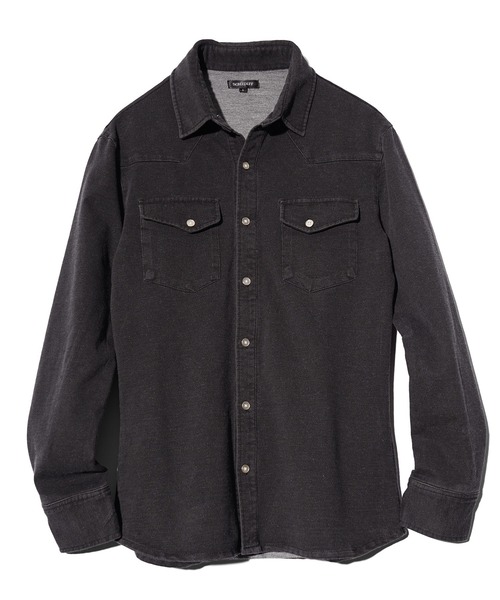 SOMEDIFF(サムディフ)の「【SOMEDIFF】ウエスタンカットデニムシャツ メンズ 春服 冬服(シャツ/ブラウス・メンズ・ブラック/ライトブラック/インディゴブルー/ライトブルー・L/XL/M)」の16枚目の写真