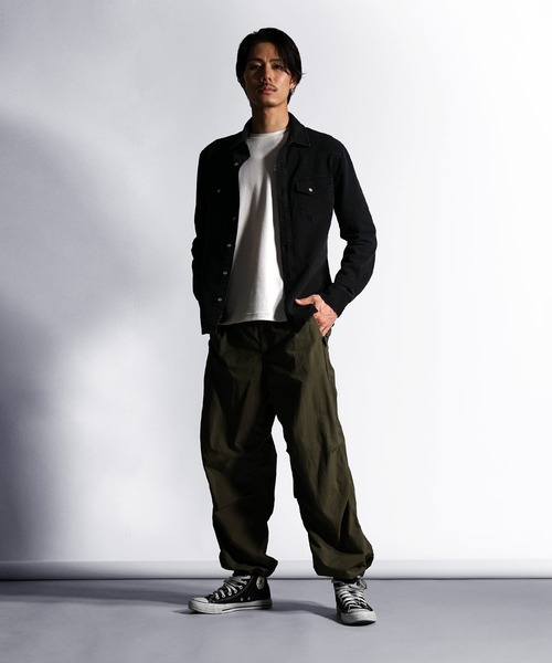 SOMEDIFF(サムディフ)の「【SOMEDIFF】ウエスタンカットデニムシャツ メンズ 春服 冬服(シャツ/ブラウス・メンズ・ブラック/ライトブラック/インディゴブルー/ライトブルー・L/XL/M)」の12枚目の写真