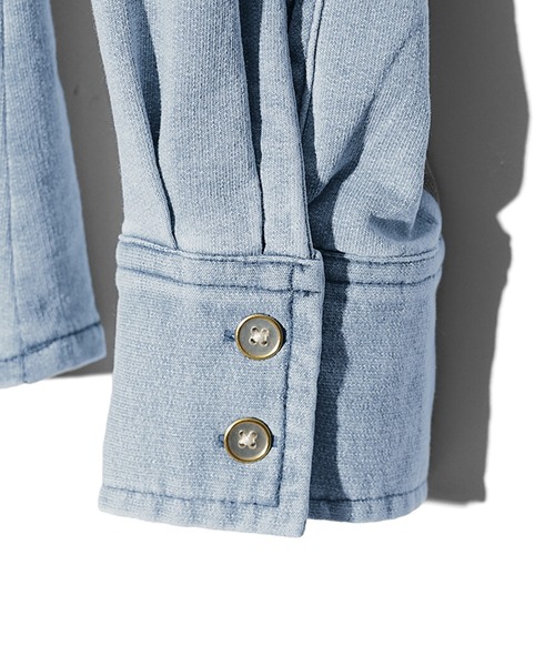 SOMEDIFF(サムディフ)の「【SOMEDIFF】ウエスタンカットデニムシャツ メンズ 春服 冬服(シャツ/ブラウス・メンズ・ブラック/ライトブラック/インディゴブルー/ライトブルー・L/XL/M)」の7枚目の写真