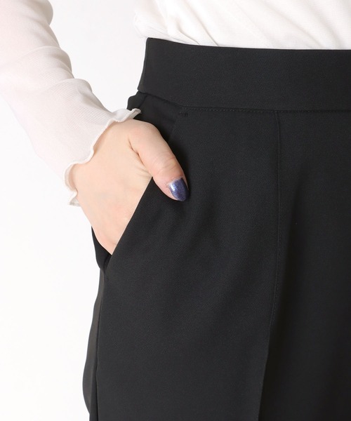 Three Four Time（ｽﾘｰﾌｫｰﾀｲﾑ）の「ストレッチピンタックパンツ【結婚式/フォーマル/入卒/デイリー】（その他パンツ・レディース・ブラック/ベージュ・FREE）」の17枚目の写真