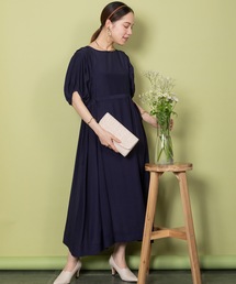 RESPEC（リスペック）の「シアーデシン袖ギャザーロングワンピース（ワンピース）」