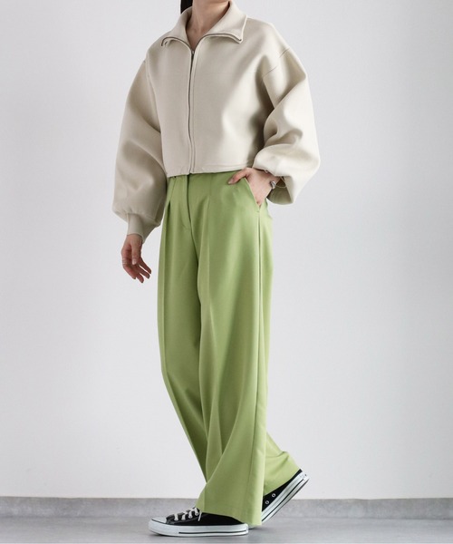 cepo（セポ）の「ストレッチタックイージートラウザー（その他パンツ・レディース・ブラック/グリーン/ピンク・M）」の17枚目の写真