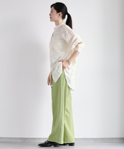 cepo（セポ）の「ストレッチタックイージートラウザー（その他パンツ・レディース・ブラック/グリーン/ピンク・M）」の20枚目の写真