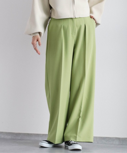 cepo（セポ）の「ストレッチタックイージートラウザー（その他パンツ・レディース・ブラック/グリーン/ピンク・M）」の13枚目の写真