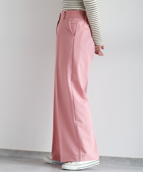 cepo（セポ）の「ストレッチタックイージートラウザー（その他パンツ・レディース・ブラック/グリーン/ピンク・M）」の7枚目の写真