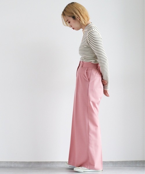 cepo（セポ）の「ストレッチタックイージートラウザー（その他パンツ・レディース・ブラック/グリーン/ピンク・M）」の10枚目の写真