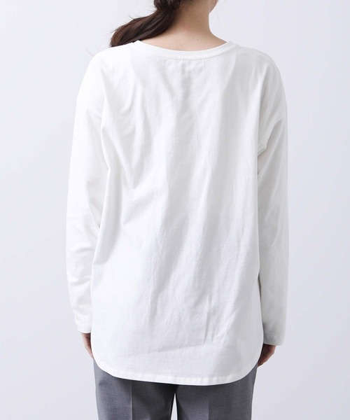 Gready Brilliant(グレディブリリアン)の「天竺PARISフォトカットソー(Tシャツ/カットソー・レディース・オフホワイト/ベージュ・38)」の22枚目の写真