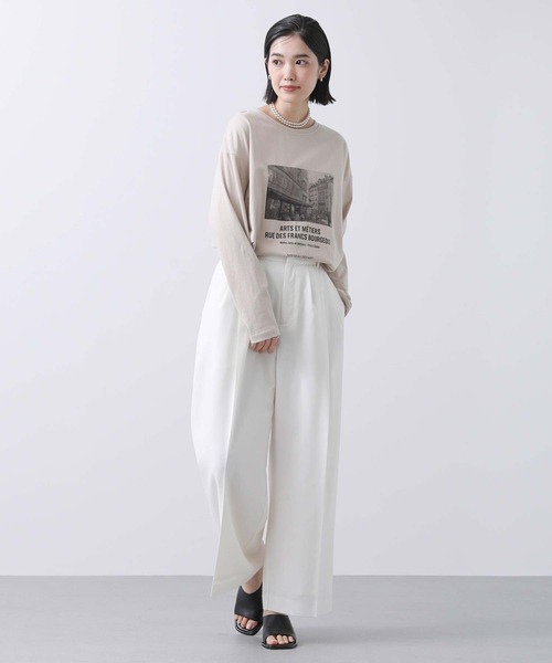 Gready Brilliant(グレディブリリアン)の「天竺PARISフォトカットソー(Tシャツ/カットソー・レディース・オフホワイト/ベージュ・38)」の15枚目の写真