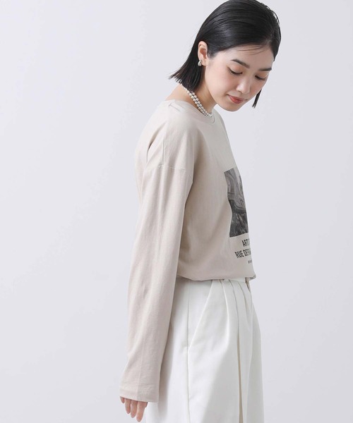 Gready Brilliant(グレディブリリアン)の「天竺PARISフォトカットソー(Tシャツ/カットソー・レディース・オフホワイト/ベージュ・38)」の10枚目の写真