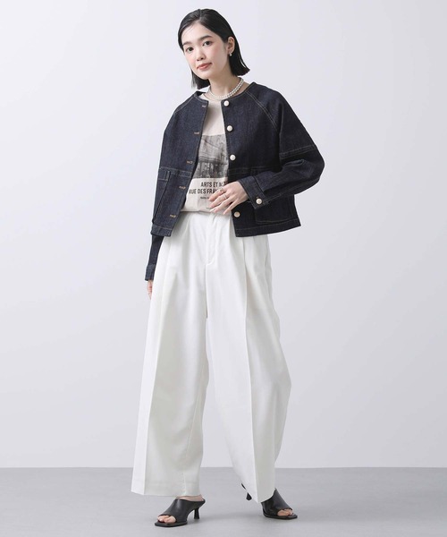 Gready Brilliant(グレディブリリアン)の「天竺PARISフォトカットソー(Tシャツ/カットソー・レディース・オフホワイト/ベージュ・38)」の6枚目の写真
