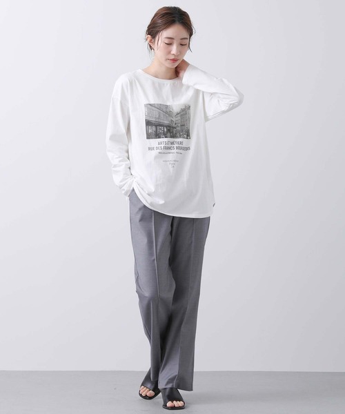 Gready Brilliant(グレディブリリアン)の「天竺PARISフォトカットソー(Tシャツ/カットソー・レディース・オフホワイト/ベージュ・38)」の3枚目の写真