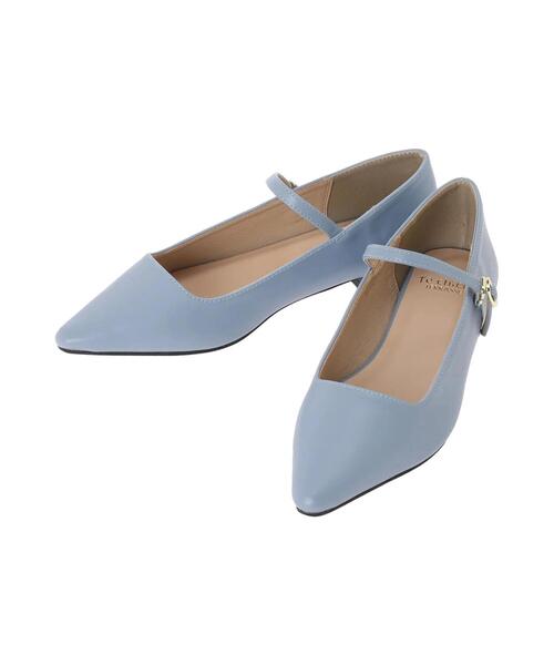 Te chichi TERRASSE（テチチテラス）の「ストラップポインテッドパンプス（パンプス・レディース・オフホワイト/ブラック/ブルー・M/L）」の7枚目の写真