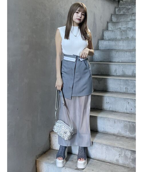 MURUA（ムルーア）の「キルティングカメラバッグ（ショルダーバッグ・レディース・ブラック/シルバー・FREE）」の20枚目の写真