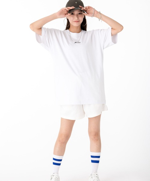 NEW ERA（ニューエラ）の「ニューエラ 半袖Tシャツ オーバーサイズ ONSPOTZ別注（Tシャツ/カットソー・メンズ・ホワイト/ブラック/ダークグレー/ベージュ・XXL/XL/L/M/S）」の9枚目の写真
