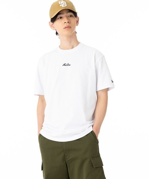 Tシャツ ホワイト 半袖 Oサイズ&ホワイトキャップ ニューエラ 半袖Tシャツ オーバーサイズ ONSPOTZ別注（Tシャツ