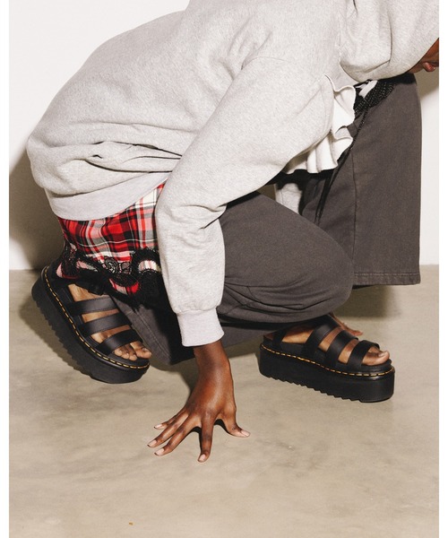 Dr.マーチン ZEBRILUS BLAIRE レディース サンダル Blaire Quad SANDAL