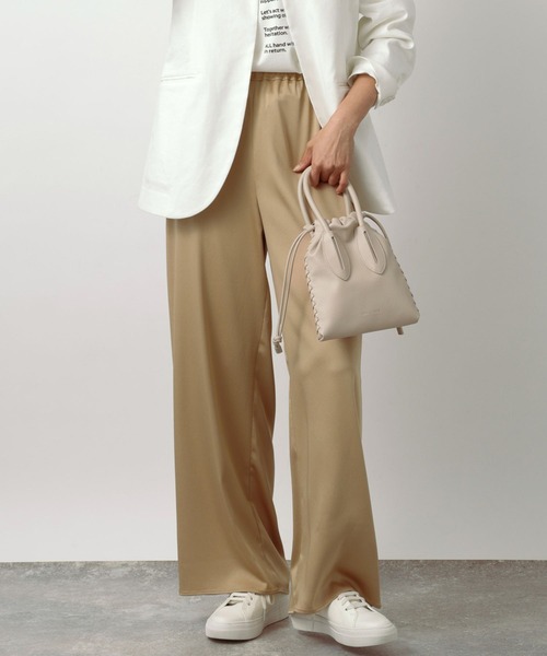 BARNYARDSTORM / タックイージーパンツ(ベージュ) BARNYARDSTORM タタックイージーパンツ ベージュ S(0)サイズ タック