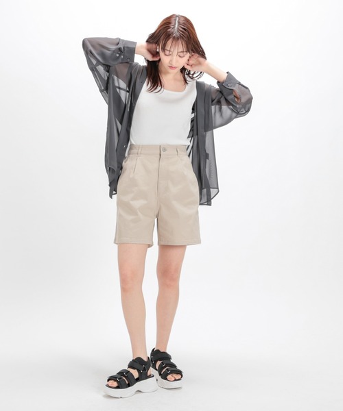 Honeys（ハニーズ）の「ショートパンツ（その他パンツ・レディース・ブラック/ライトベージュ/ライトカーキ/ホワイト・SS/LL/L/M/S）」の16枚目の写真