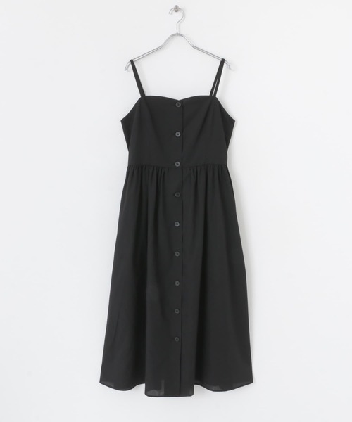 URBAN RESEARCH Sonny Label（アーバンリサーチサニーレーベル）の「『UR TECH Smart Linen Touch』キャミソールワンピース（ワンピース・レディース・ブルー/ブラック/ライトベージュ・FREE）」の13枚目の写真