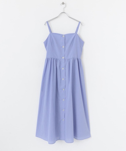 URBAN RESEARCH Sonny Label（アーバンリサーチサニーレーベル）の「『UR TECH Smart Linen Touch』キャミソールワンピース（ワンピース・レディース・ブルー/ブラック/ライトベージュ・FREE）」の12枚目の写真