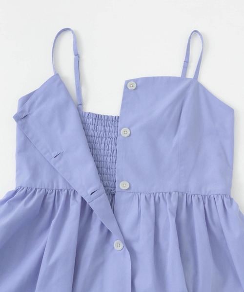 URBAN RESEARCH Sonny Label（アーバンリサーチサニーレーベル）の「『UR TECH Smart Linen Touch』キャミソールワンピース（ワンピース・レディース・ブルー/ブラック/ライトベージュ・FREE）」の11枚目の写真