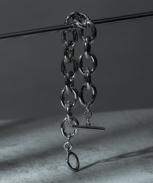 SMELLY（スメリー）の「オーバルチェーンブレスレット（ブレスレット・メンズ・シルバー・-）」の8枚目の写真