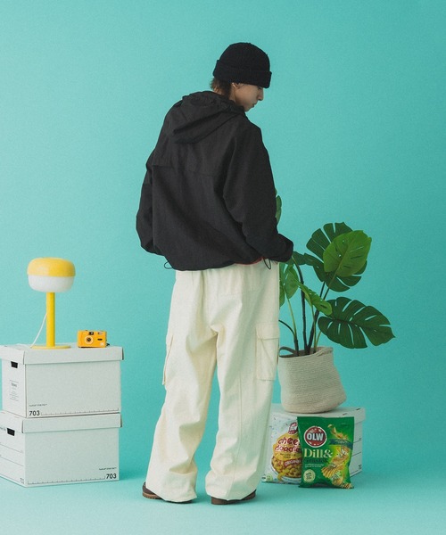 Adoon plain(アドーンプレーン)の「オーバーサイズパターンドロストスウェット(スウェット・メンズ・レッド/ブラック・LARGE/MEDIUM)」の16枚目の写真