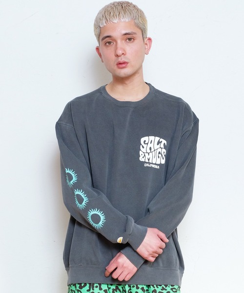 SALT&MUGS（ソルトアンドマグス）の「Psyche Logo Swt（スウェット・メンズ・ホワイト/ブラック・MEDIUM/LARGE/X-LARGE）」の2枚目の写真