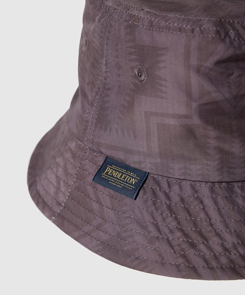 PENDLETON（ペンドルトン）の「【 PENDLETON / ペンドルトン 】 リップストップ バケットハット（ハット・メンズ・ターコイズブルー/オフホワイト/ブラック・FREE）」の5枚目の写真