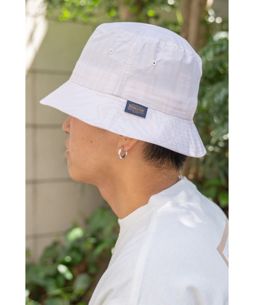 PENDLETON（ペンドルトン）の「【 PENDLETON / ペンドルトン 】 リップストップ バケットハット（ハット・メンズ・ターコイズブルー/オフホワイト/ブラック・FREE）」の12枚目の写真