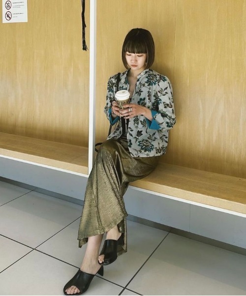 Ameri（アメリ）の「SIENNA REVERSIBLE BLOUSE（シャツ/ブラウス