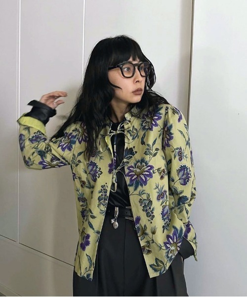 トップス Ameri VINTAGE SIENNA REVERSIBLE BLOUSE Ameri VINTAGE SIENNA REVERSIBLE BLOUSE