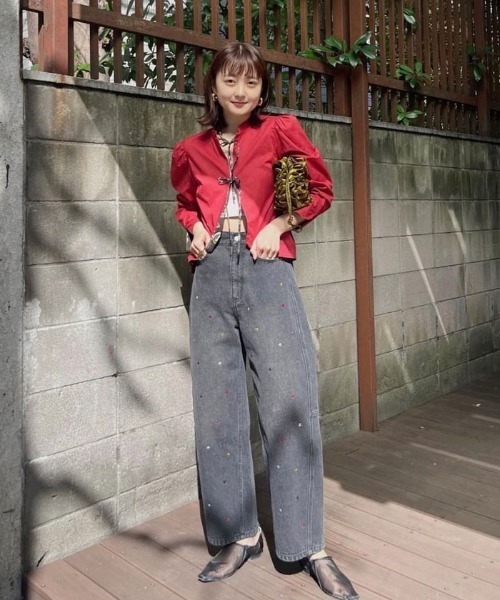 Ameri（アメリ）の「SIENNA REVERSIBLE BLOUSE（シャツ/ブラウス