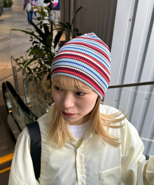 大学生Fuji着用 ボーダービーニー CIAOPANIC TYPY（チャオパニックティピー）の「【UNISEX】マルチ