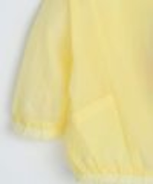 moimoln（モイモルン）の「ポケットナイロンブルゾン（ブルゾン・キッズ・ホワイト/イエロー・90cm/100cm/110cm/120cm）」の10枚目の写真