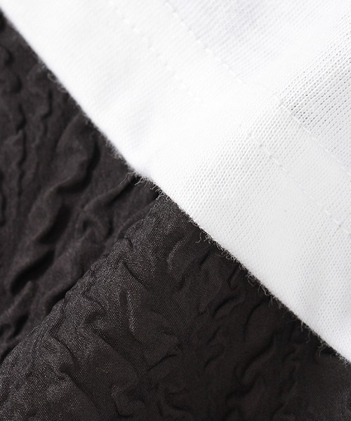 by LOVEiT(バイラビット)の「エンボスキャミワンピースセット(ワンピース・キッズ・サックスブルー/ブラック・120cm/130cm/140cm/150cm/160cm)」の3枚目の写真