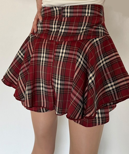 Jewelobe(ジュエローブ)の「ダブルペプラムスカパン(その他パンツ・レディース・ホワイト/レッド/ブラック・M/L)」の16枚目の写真